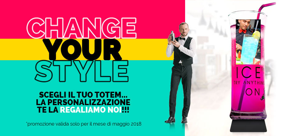 Change Your Stlye! Scegli il tuo Totem...La personalizzazione te la regaliamo noi!!!