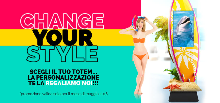 Change Your Stlye! Scegli il tuo Totem...La personalizzazione te la regaliamo noi!!!