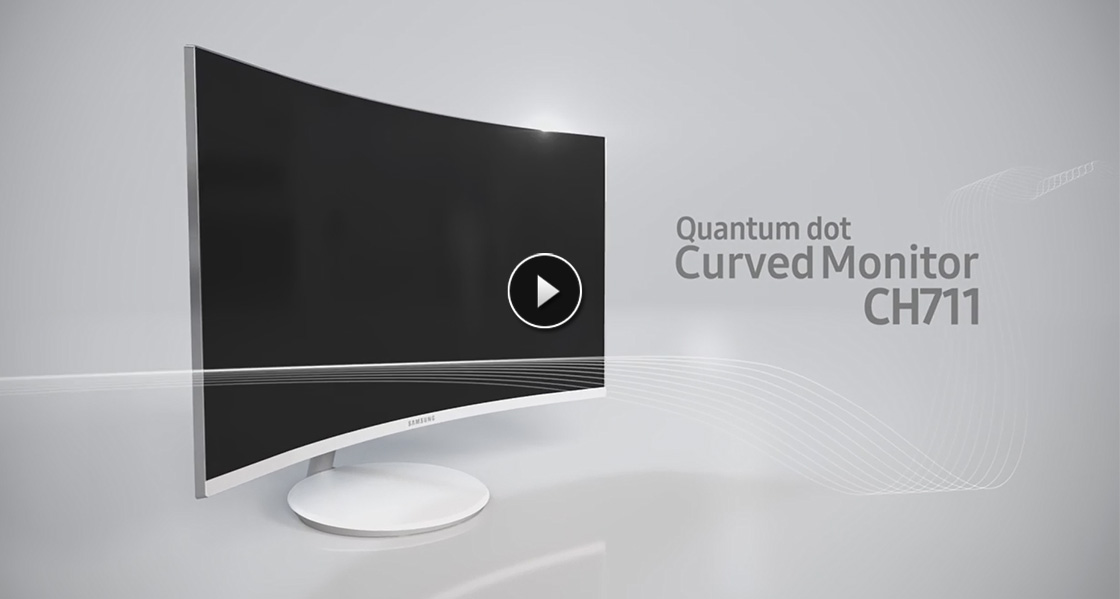 Experience Quantum dot Curved Monitor