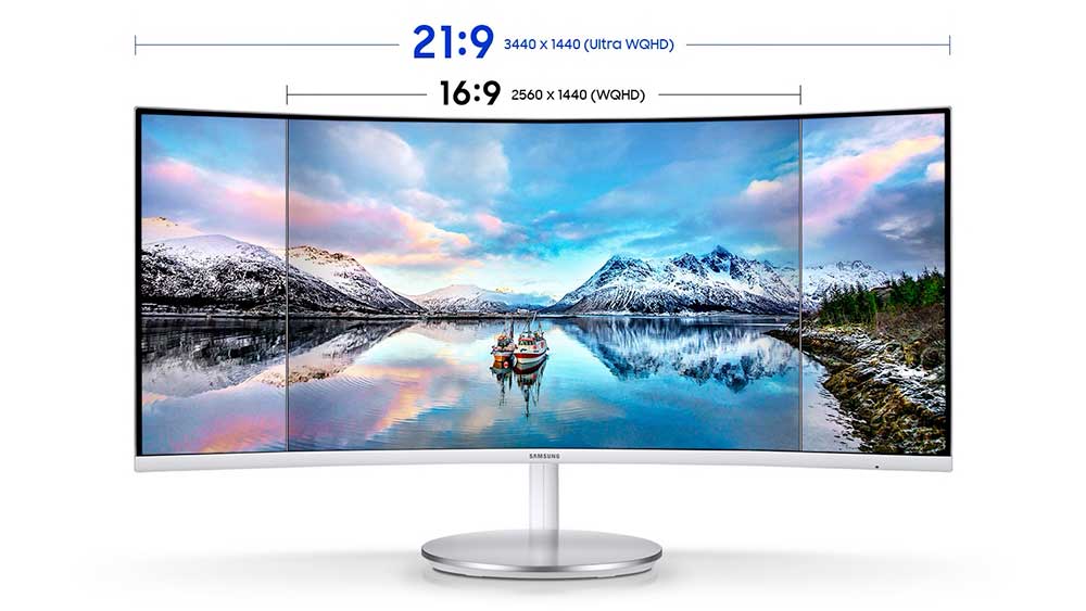 Schermo ultra-wide da 34”
