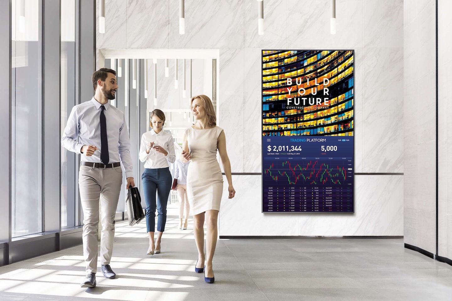Con un display connesso, la comunicazione è ancora più efficace