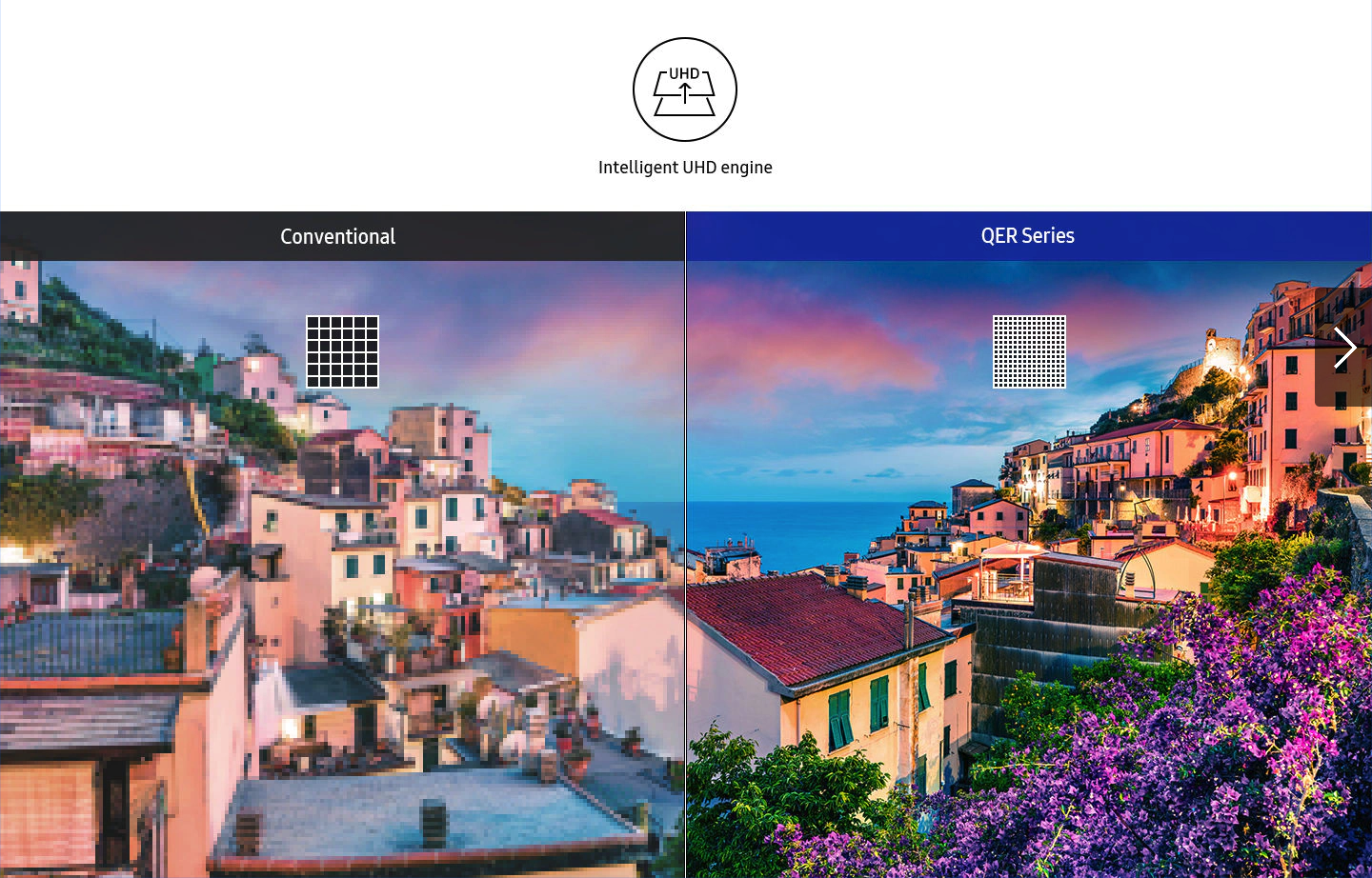Upscaling UHD intelligente