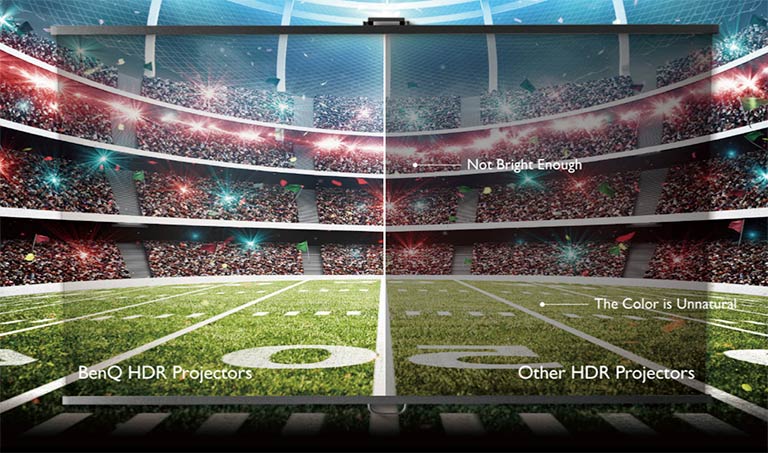 HDR iper-realistico ottimizzato per i videoproiettori