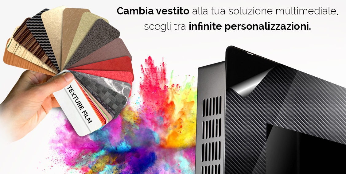 Le tue soluzioni multimediali con la tua personalizzazione gratis in 5 giorni