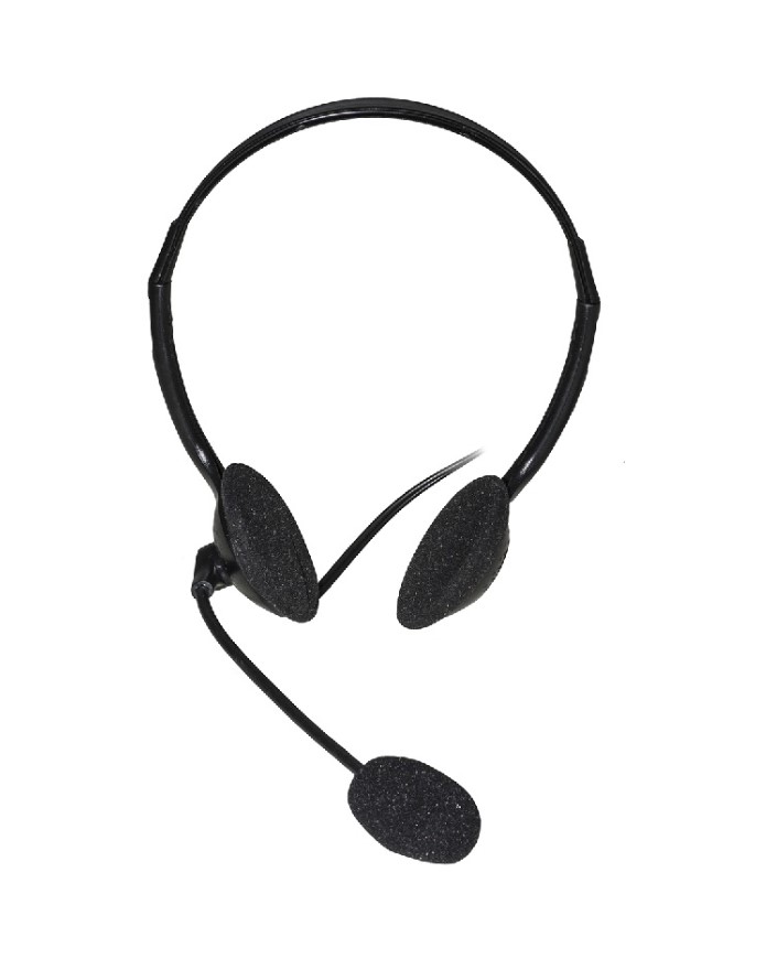 Cuffia con microfono connettore jack 2×3,5 mm