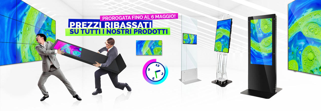 Prezzi Ribassati su tutti i nostri prodotti. Offerta valida per il mese di Aprile