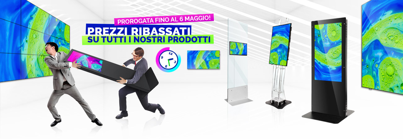 Prezzi Ribassati su tutti i nostri prodotti. Offerta valida per il mese di Aprile
