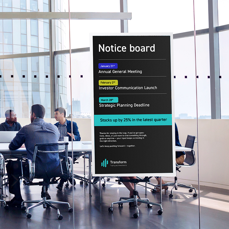 DIGITAL BULLETIN BOARDS