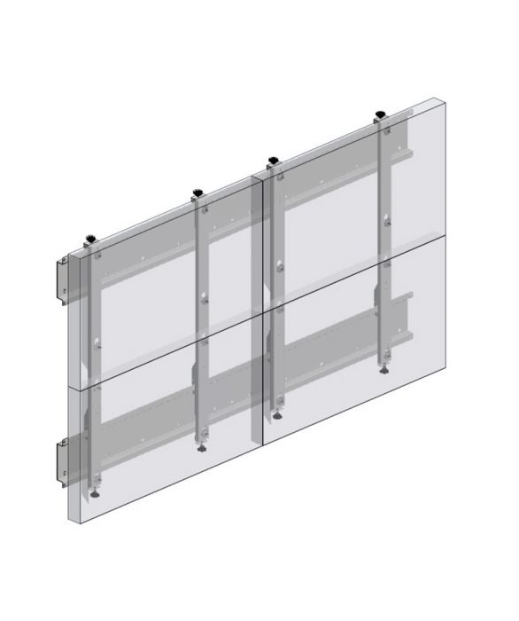 Wandhalterung für 46" und 47" Videowand 2X2 PM5370