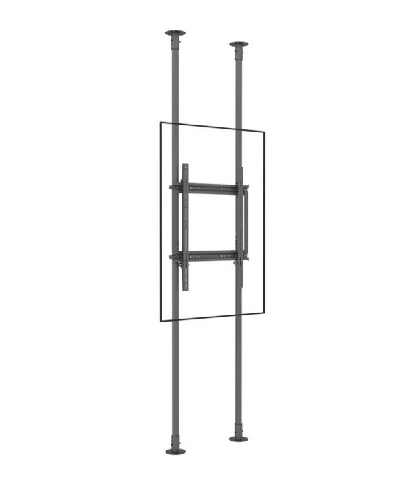 XXL floor to ceiling bracket for monitors up to 100" (portrait)