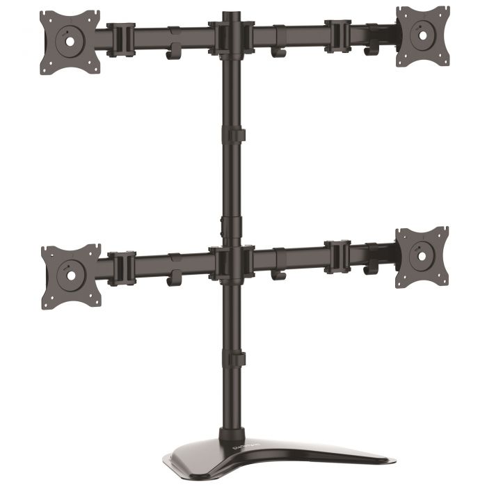 Supporto Articolabile VESA per 4 Monitor - Stand per 4 Schermi fino a 27"