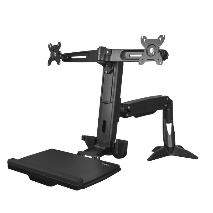 Braccio supporto per doppio Monitor Sit-Stand - Scrivania