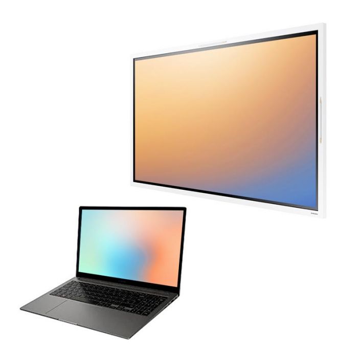 Samsung Flip Pro 55" - Galaxy Book 4 15.6 i5 16GB 512GB Win11 Pro