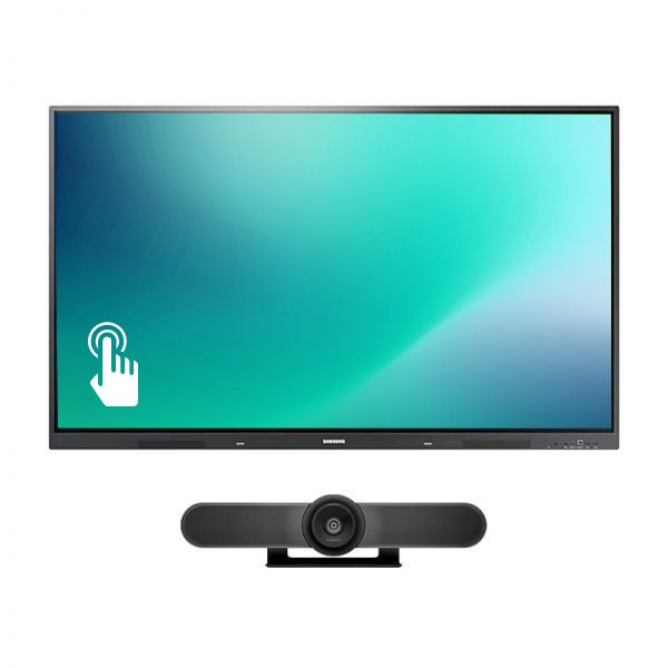 Lavagna interattiva WAD 75" + Videocamera all-in-one Logitech Meetup