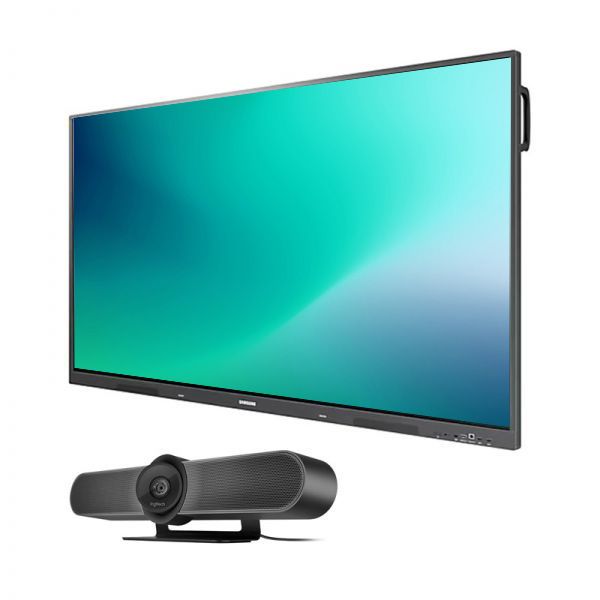 Lavagna interattiva WAD 75" + Videocamera all-in-one Logitech Meetup