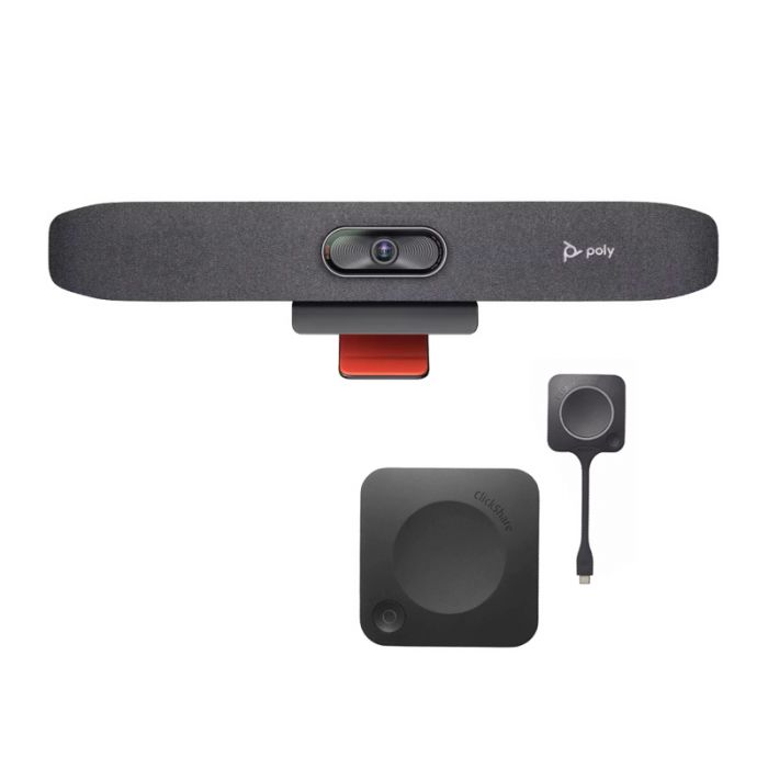 Bundle sala riunioni piccola: Poly Studio R30 + Barco ClickShare CX-20
