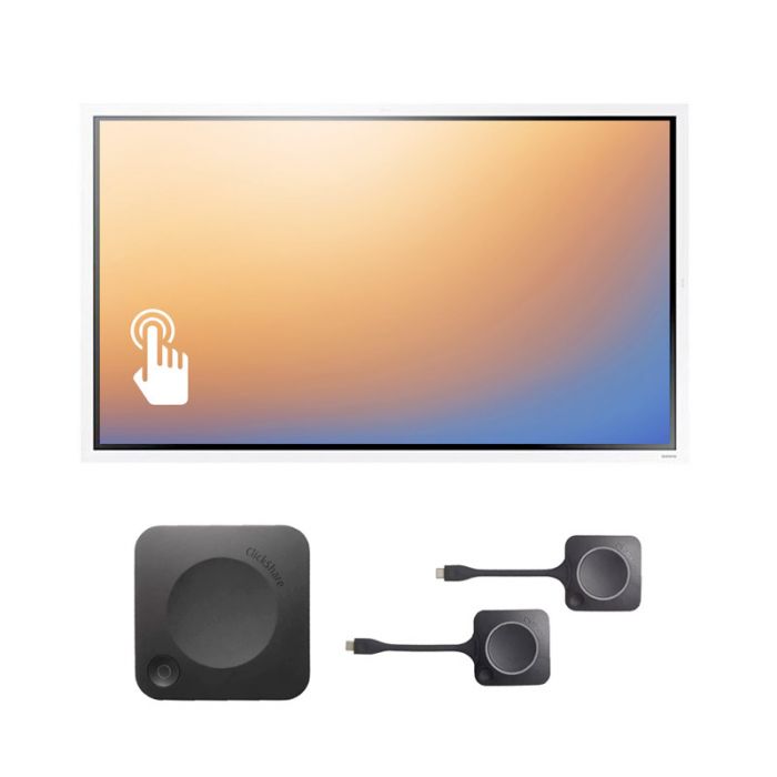 Soluzione per Sala riunioni Piccola - ClickShare CX‑20 (+ 1 buttons in omaggio) + Lavagna Samsung Flip Pro 55"