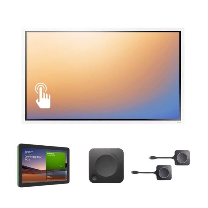 Soluzione per Sala riunioni Media - ClickShare CX‑30 + Lavagna FlipPro 65" + Logitech Room Booking