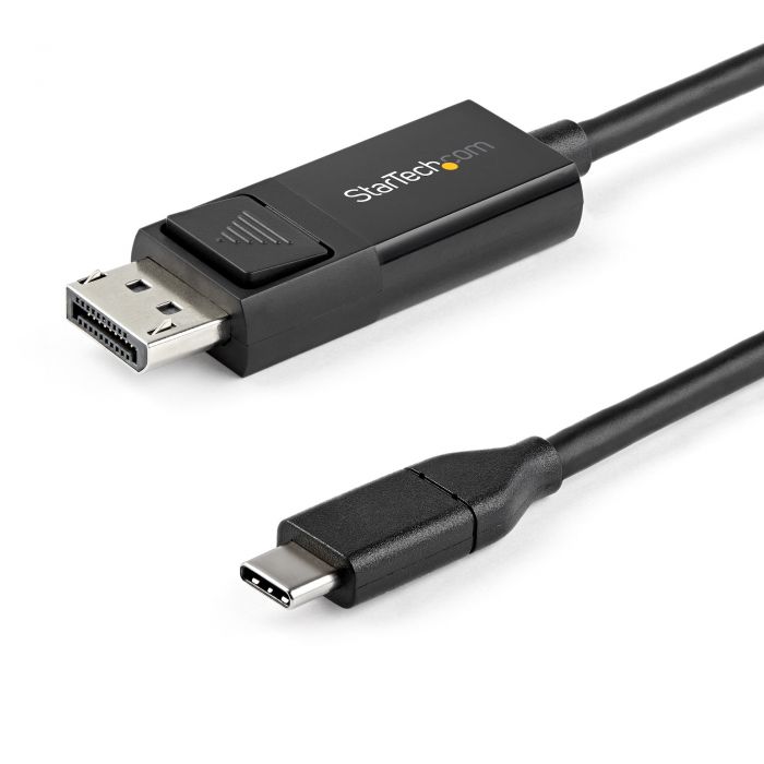 Cavo adattatore da USB C a DisplayPort 1.2 da 2m - Cavo video bidirezionale da DP a USB-C o USB-C a DP 4K 60Hz - HBR2/HDR - Cavo per monitor USB tipo C/TB3