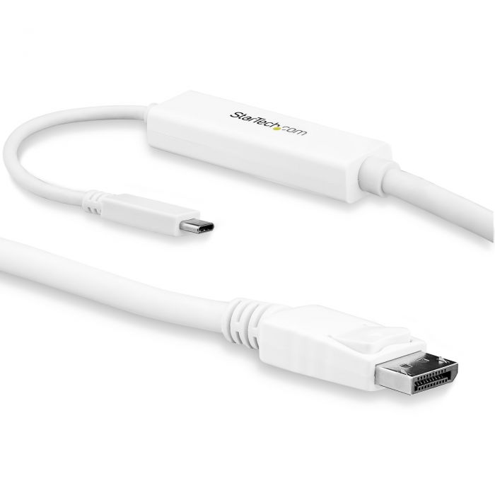 Cavo Adattatore USB-C a DisplayPort da 3m - 4k 60hz - Bianco