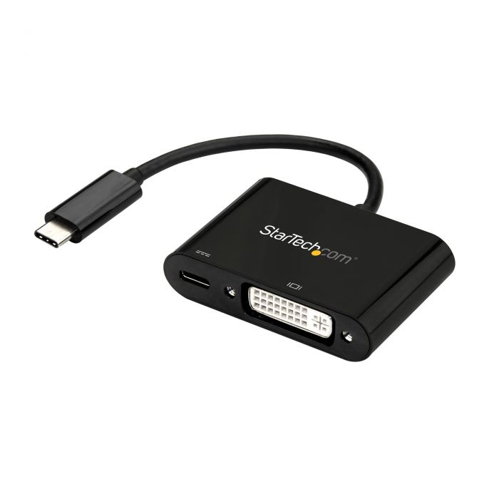 Adattatore USB-C a DVI con Power Delievery - 1920x1200 - Nero