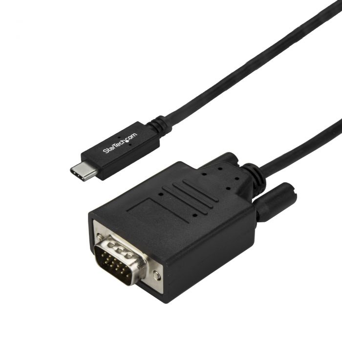 Cavo USB-C a VGA da 3m - 1920 x 1200 - Nero