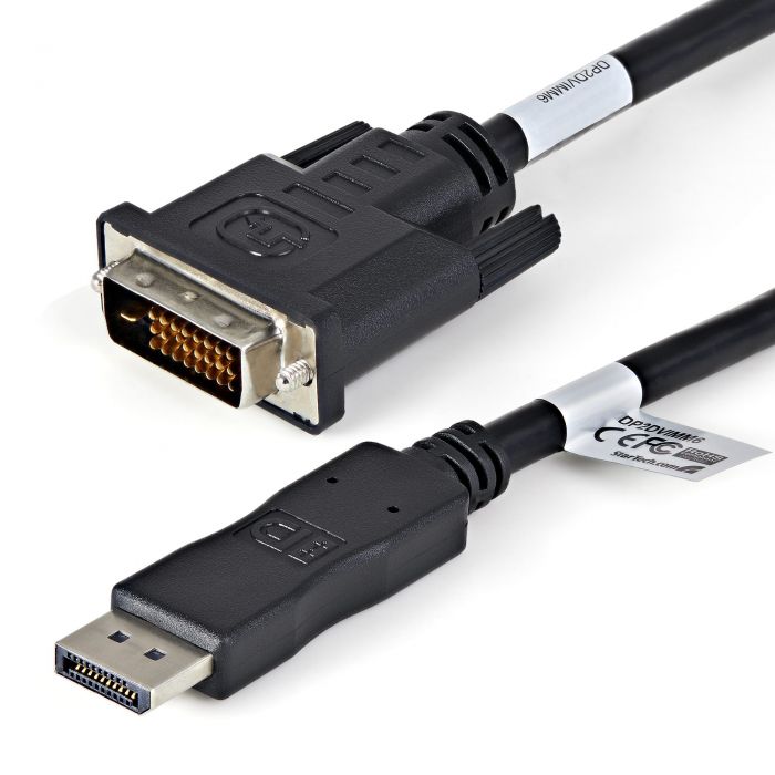 Cavo adattatore da DisplayPort a DVI da 1,8 m - 1920x1200 - convertitore passivo DP 1.2 a DVI - M/M - Confezione da 10 unità