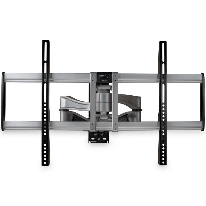 Supporto da parete per TV Full-Motion - Braccio da parete per TV articolato e resistente per schermi da 32" a 75" (165lb/75kg) VESA - Braccio universale regolabile per schermo piatto - Argento