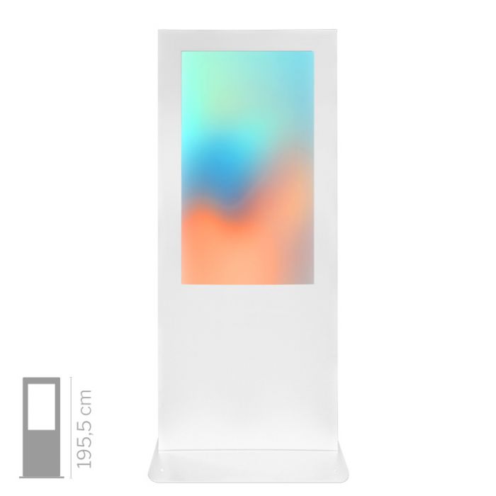 Totem multimediale Gemini 50" 4K bifacciale da interno