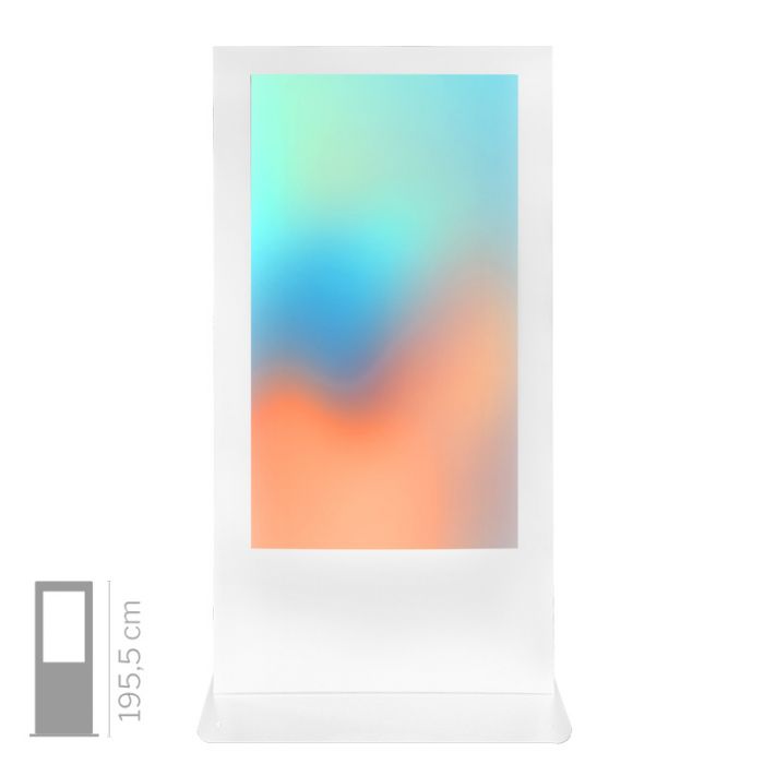 Totem multimediale Gemini 65" 4K bifacciale da interno
