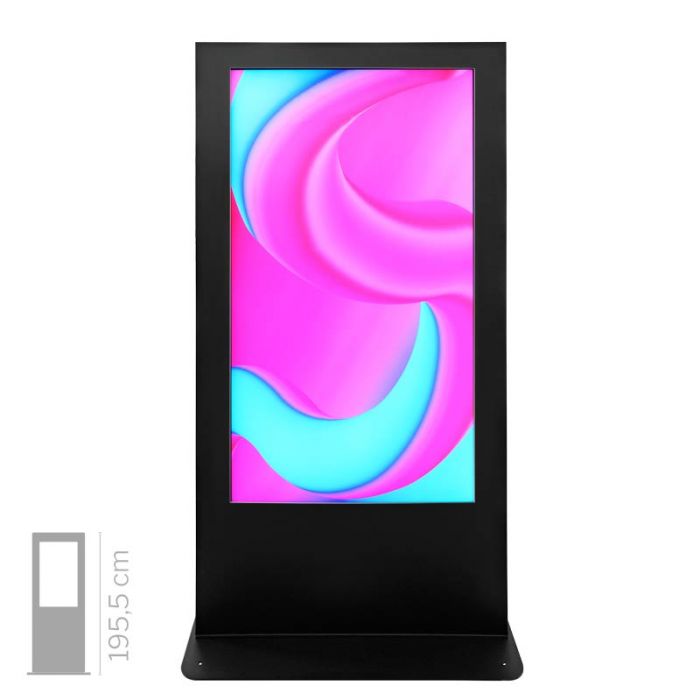 Totem multimediale Gemini 65" 4K bifacciale da interno