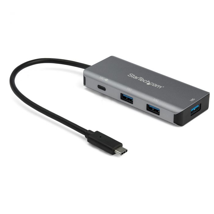 Hub USB-C a 4 porte con Power Delivery- 10 Gbps - 3 USB-A e 1 USB-C