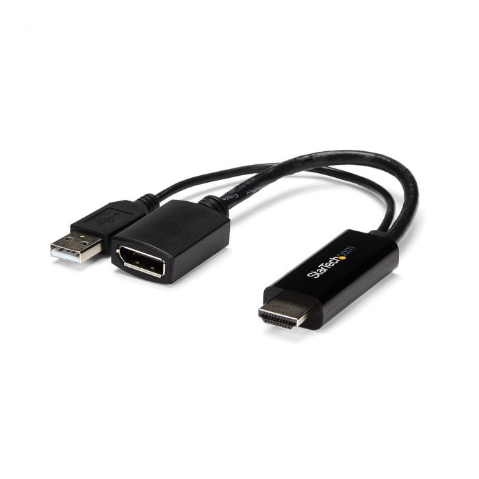 Adattatore / Convertitore HDMI a DP alimentato via USB - Ultra HD 4K