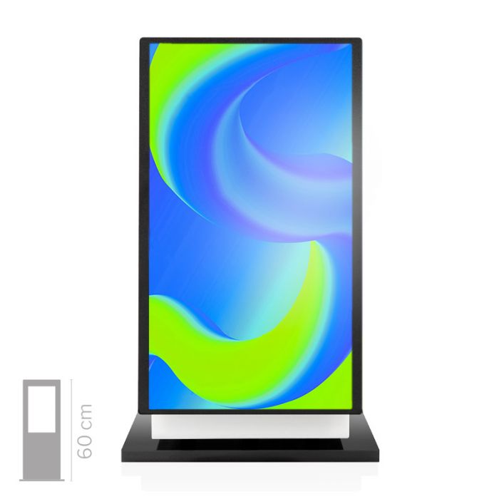 Totem multimediale K24" da banco in Krion  