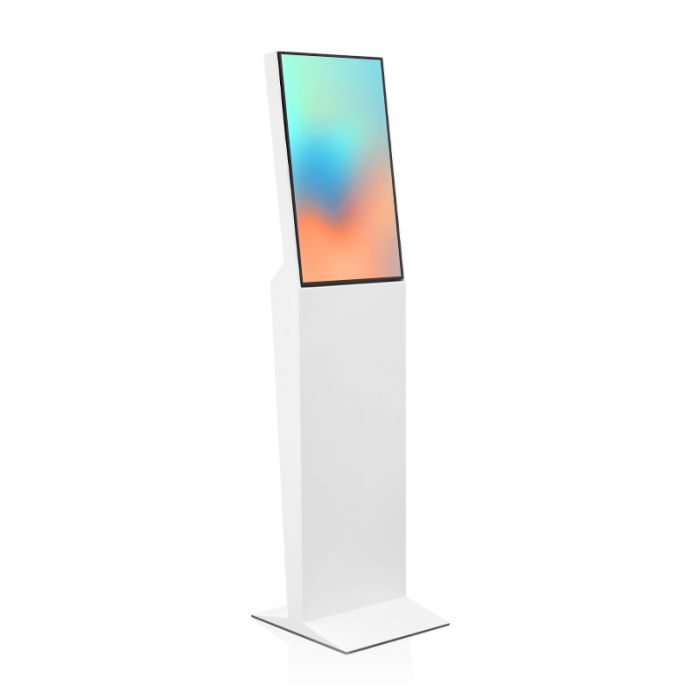 Totem multimediale K32" monofacciale in Krion  