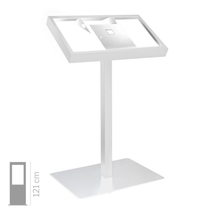 Leggio multimedia totem structure single sided without monitor