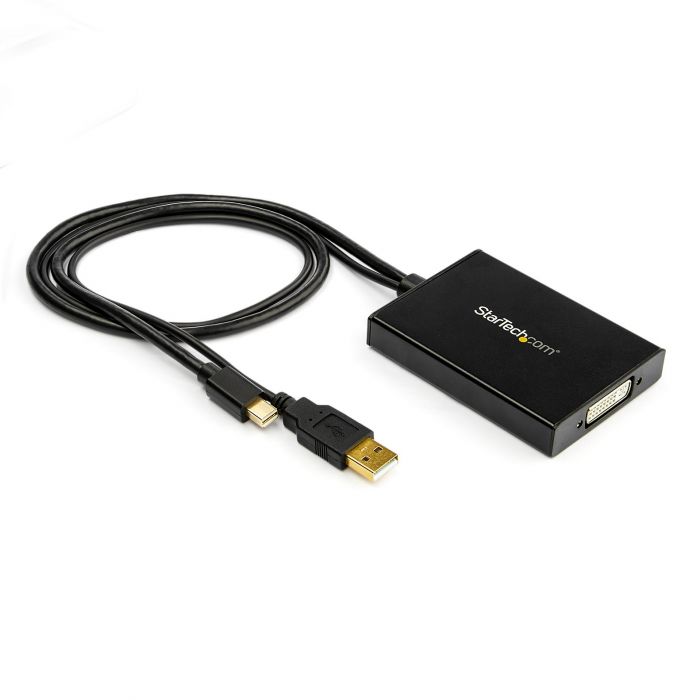 Adattatore mini DisplayPort a Dual Link DVI - Alimentato via USB - Nero