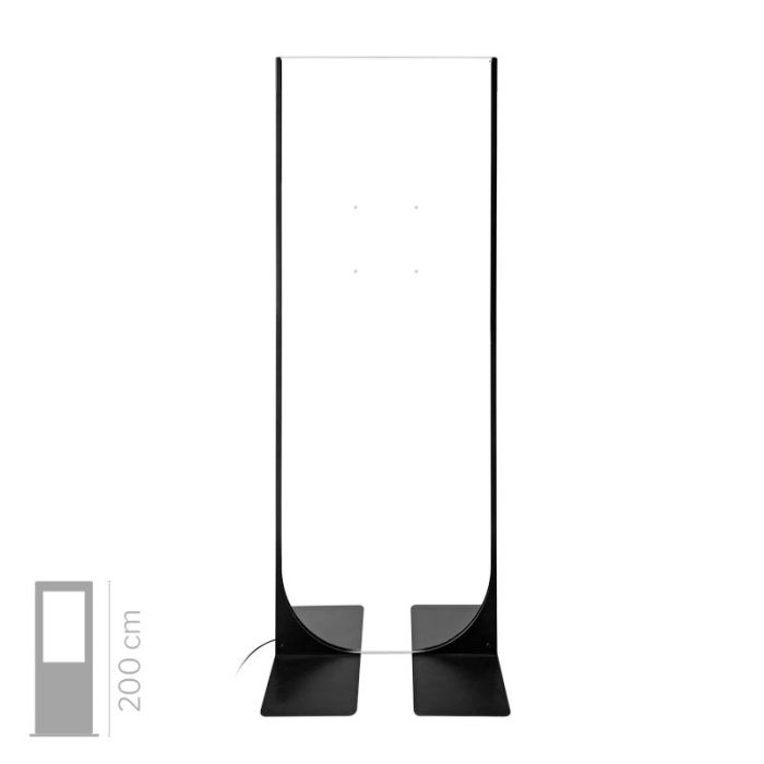 Domina L V2 Multimedia-Totem struktur - (Ohne monitor 32 ")