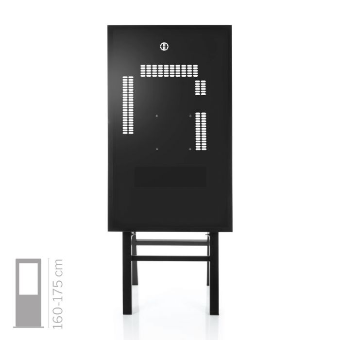 Struttura totem multimediale NewPort 50" monofacciale senza monitor