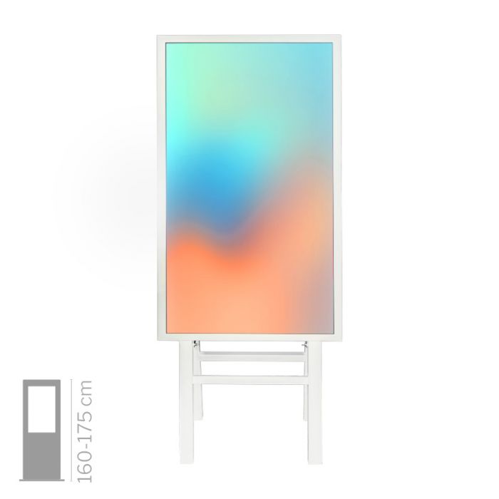 Totem multimediale NewPort 50" monofacciale da interno con monitor QM50C