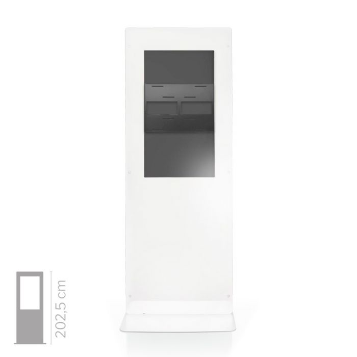 Newton 43" multimedia totem structure single-sided without monitor 