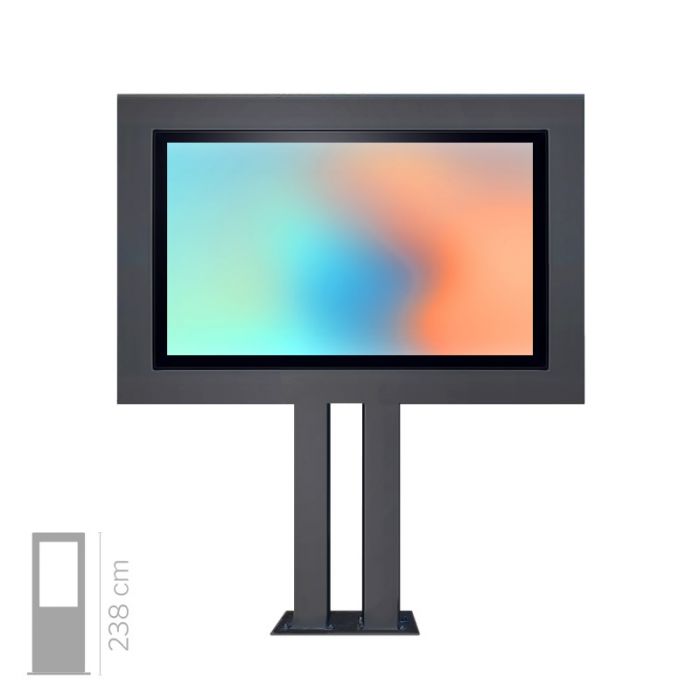 Totem multimediale Outdoor 75" 4K da esterno