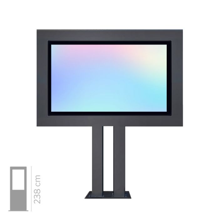 Totem multimediale Outdoor 75" 4K da esterno