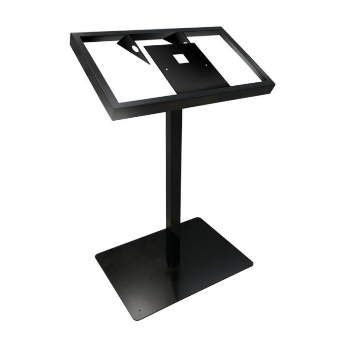 Leggio multimedia totem structure single sided without monitor