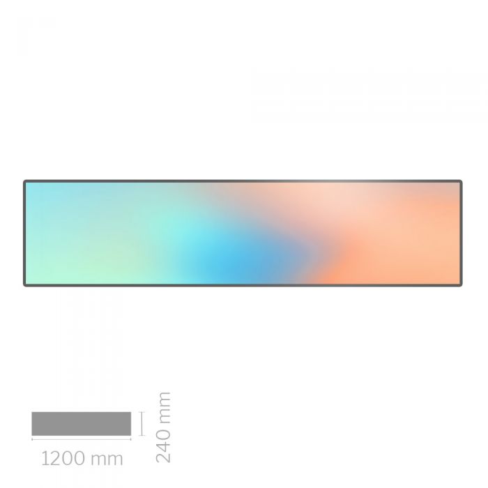Stretched bar Shelf edge display 48"