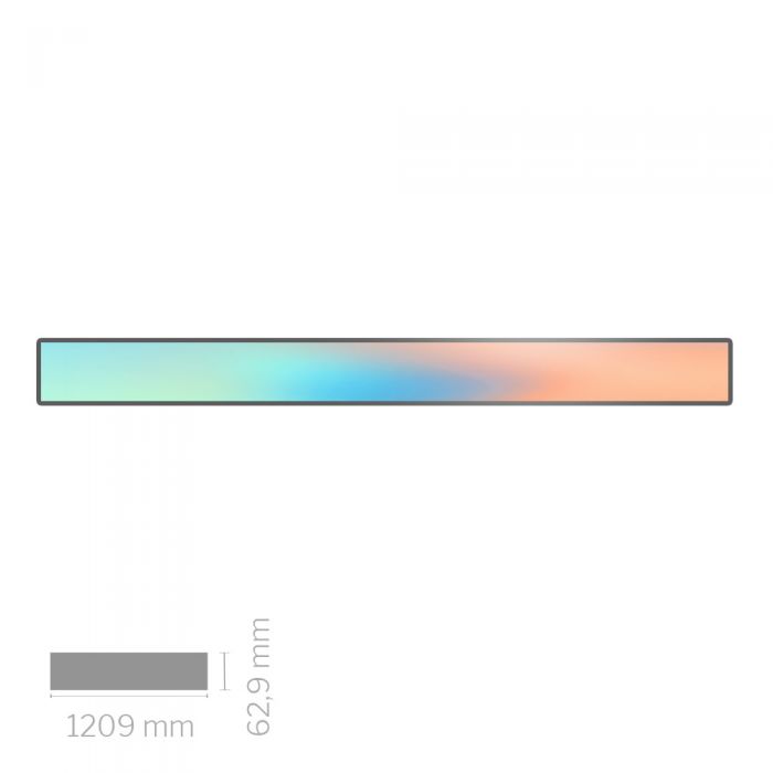 Stretched bar Shelf edge display 47"