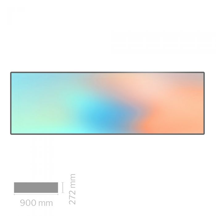 Stretched bar Shelf edge display 36"