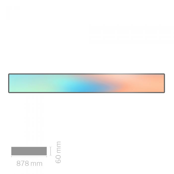 Stretched bar Shelf edge display 35"