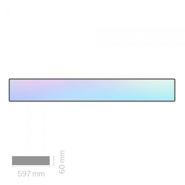 Stretched bar Shelf edge display 23"