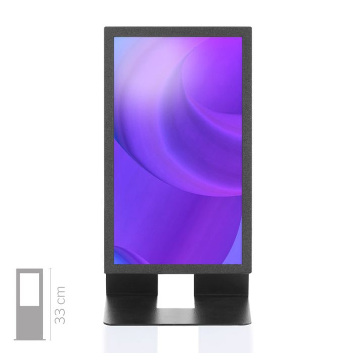 Totem multimediale da banco Space TS con display da 13" Touch screen